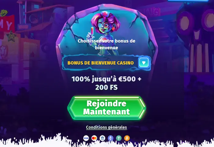 Casombie Casino bonus